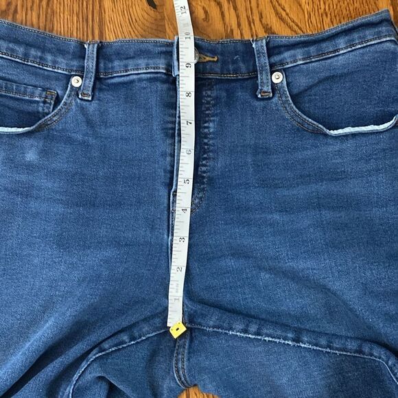 EVERLANE Women's 30 Blue Medium Wash Mid Rise Casual Skinny Ankle Jeans Stretch - Picture 11 of 16